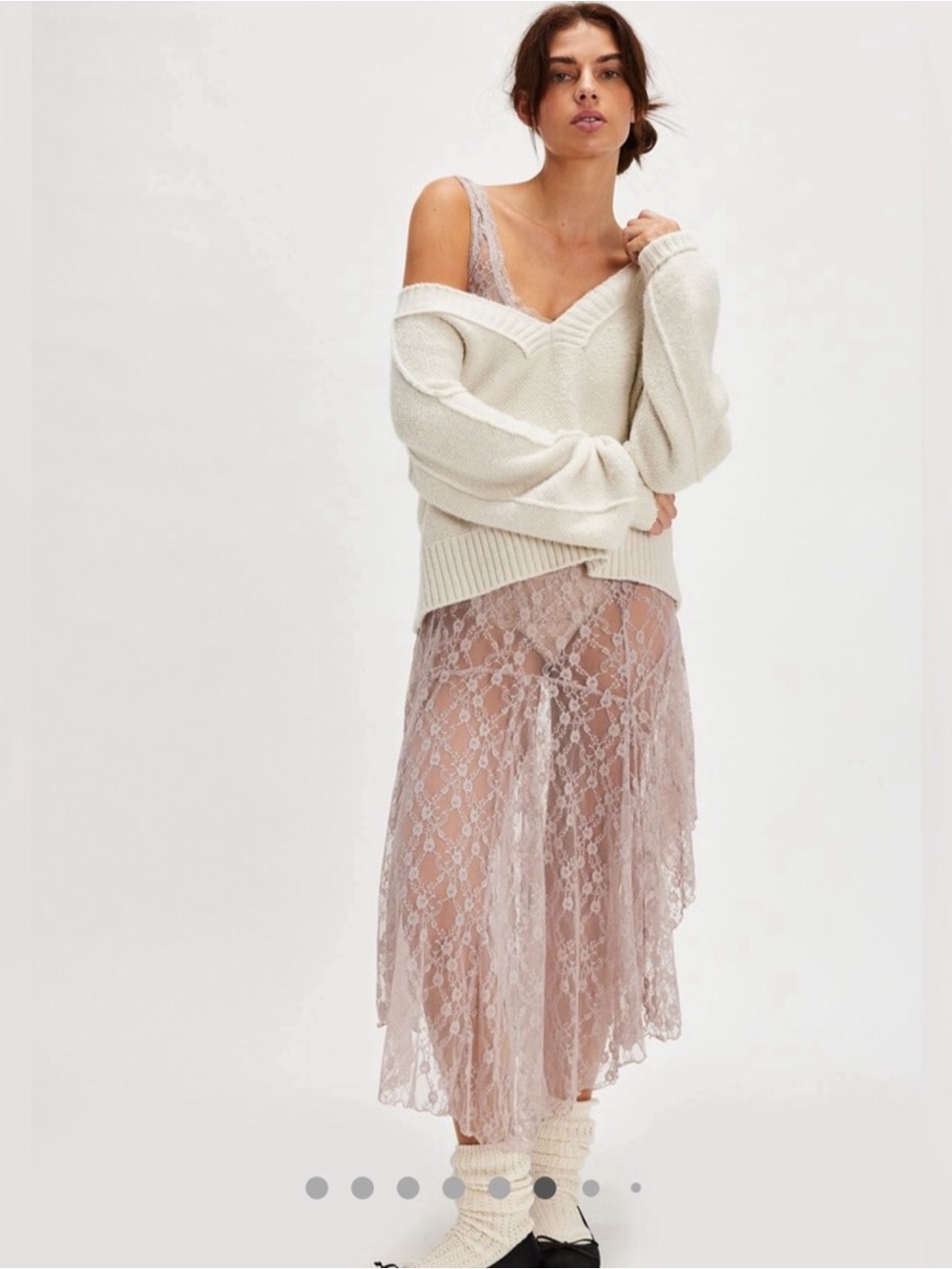 ✨NEW✨ Free People Just Looking Midi Slip - Picture 7 of 7